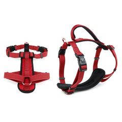 Premium Sport Dog Harness with Safety Handle - XS - Red