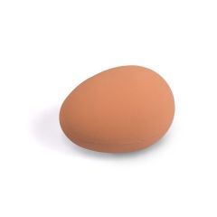 Rubber Nesting Egg 65g - Brown