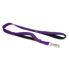 Premium Sport Dog Lead with Safety Handle - 1.5cm x 120cm - Purple