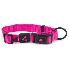 Bainbridge Nylon Dog Collar Premium-Pink-X Small