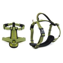 Premium Sport Dog Harness with Safety Handle - XS - Green