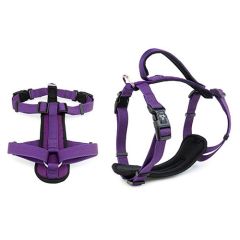 Premium Sport Dog Harness with Safety Handle - XS - Purple