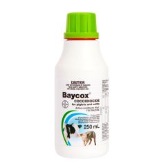 Bayer Baycox Cattle & Piglet For Treatment of Coccidiosis 250ml