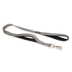 Premium Sport Dog Lead with Safety Handle - 1.5cm x 120cm - Silver