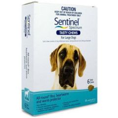 Sentinel Spectrum For Large Dogs 22-45 Kg 6 Pack