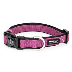 Premium Sport Dog Collar with Neoprene - XLarge-Pink-Small