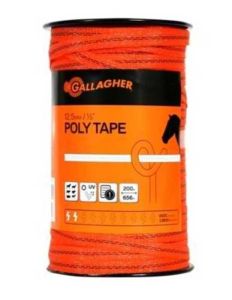 Gallagher 12.5 mm Orange Poly Tape 200m