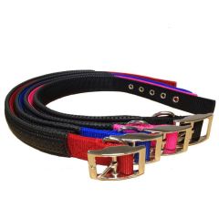 Dog Collar Nylon Web Padded 5 Sizes-45cm