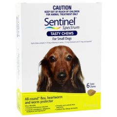 Sentinel Spectrum For Small Dogs 4 - 11Kg 3 Pack