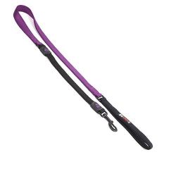 Nylon Dog Lead Premium with Shock Absorb-Purple