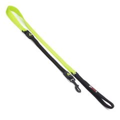 Nylon Dog Lead Premium with Shock Absorb-Green