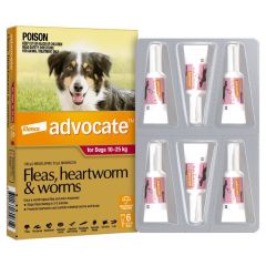 Advocate for Dogs 10 -25 Kg 6 pack