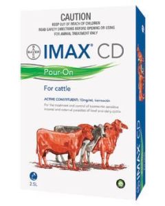 Bayer Imax CD Pour-On Cattle 2.5L
