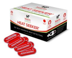 Beacon Heat Seeker Self-Adhesive Heat Detector 100pk Red