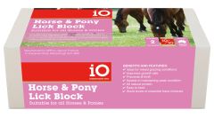 iO Horse & Pony Mineral Salt Lick Block 2kg