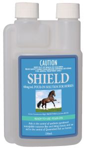 Pharmachem SHIELD Equine Pour-On Repels Fly's -250mL