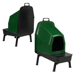 Nesting Box Plastic Closed with Rollaway - Free Standing with Legs