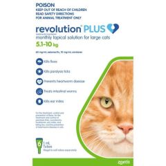 Revolution Plus Large Cat Green 3 Pack 5.1-10kg