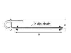 Gallagher Top Strap - Various Sizes -Top Strap A (400mm) B (20mm) C (32mm)