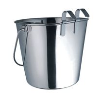 Stainless Steel Bucket - Flat Sided (4.55 Litre)