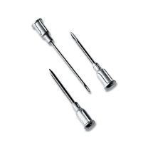 Aluminium Hub Needles 16G x 1" 100 Pack