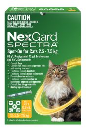 Nexgard SPECTRA Cats Spot On 2.5-7.5kg 3 Pack