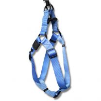 Nylon Step in Dog Harness with Logo - XS - L
