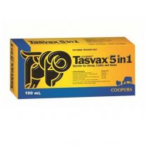 100ml Tasvax 5 in 1 Vaccine for Sheep, Cattle & Goats 