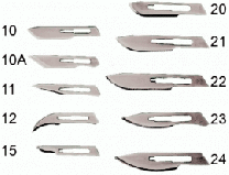 Bag of 10 Scalpel Blade Size 24