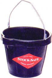 17 Litre Bucket Round Rubber with Pouring Lip