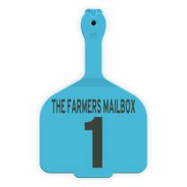 Leader Q1 Feedlot One Piece Cattle Tag Printed