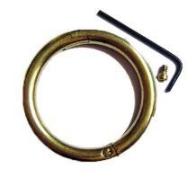 Bull Nose Ring Brass Small 64mm x 8mm