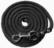 Black Heavy Poly Cattle Lead by Hamilton