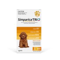 Simparica Trio for dogs & puppies 1.3-2.5kg 3 pack