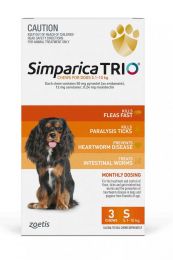 Simparica TRIO Chews For Small Dogs 5.1-10kg 3pk