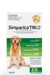Simparica TRIO Chews For Large Dogs 20.1-40kg 3pk