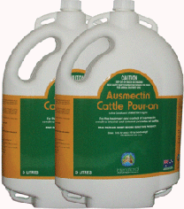 10 Litres of Ausmectin Brand Cattle Pour-On