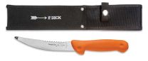 F Dick MagicGrip Field Dressing, Partly Serrated Knife With Sheath