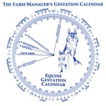 Gestation Calendar Horse