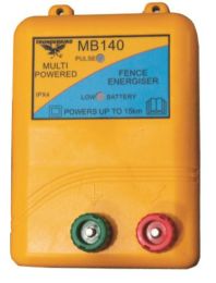 Thunderbird MB140 Mains or Battery Powered Electric Fence Energiser 15Km
