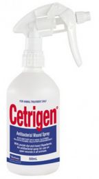 Cetrigen Antibacterial Wound 500ml Trigger Spray