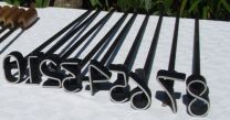 Fire Brand Set of 0-9 Numbers 3" High