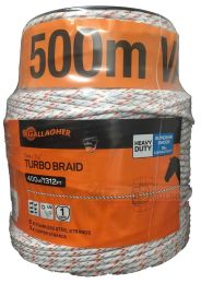 Gallagher Turbo Equine Braid 5mm x 500mt Bonus Roll