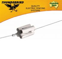Thunderbird Porcelain Electric Fence Bullnose Endstrain Insulators
