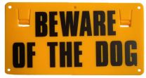 Beware Of The Dog Sign