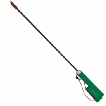 Green Rechargeable Hot Shot Cattle Prod With Optional Wand Length 