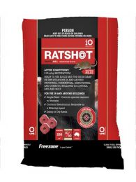iO Ratshot Red Rapid Kill Rat & Mice Poison Bait Blocks 250g