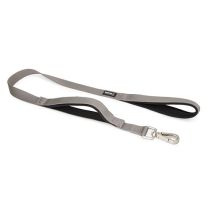 Premium Sport Dog Lead with Safety Handle - 2.5cm x 100cm - Silver