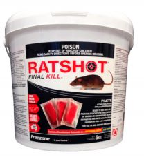 iO Ratshot Red Poison Rat & Mice Bait Paste Final Kill 1 kg