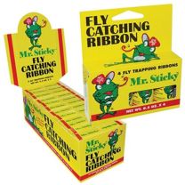 Mr Sticky Fly Catch Sticky Ribbon bag of 4